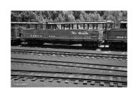 Wooden Railroad Car and Tracks, Chama, New Mexico 179